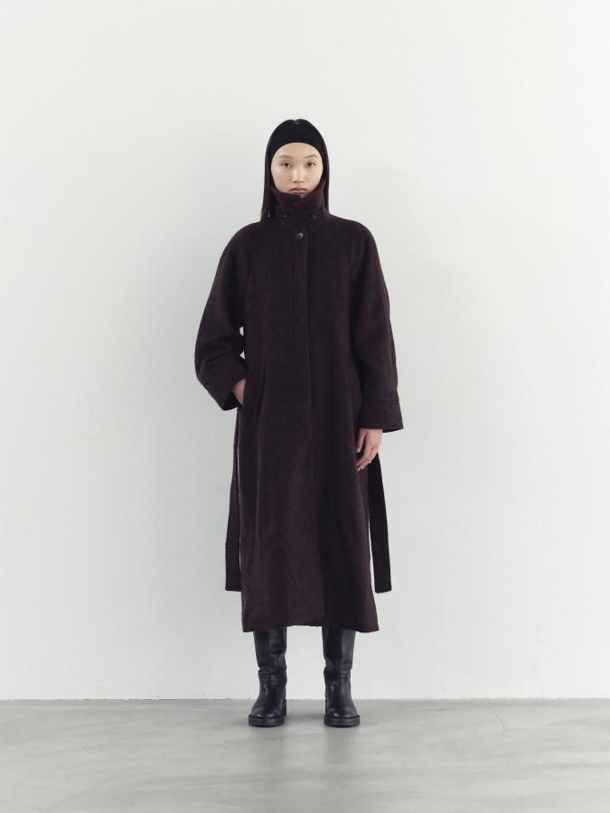 Belted Long Coat - ROSARYMOON OFFICIAL WEB STORE Belted Long Coat - ROSARYMOON OFFICIAL WEB STORE