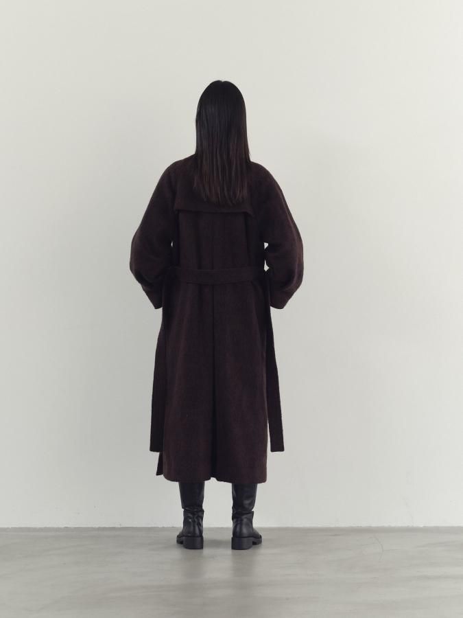 Belted Long Coat - ROSARYMOON OFFICIAL WEB STORE Belted Long Coat - ROSARYMOON OFFICIAL WEB STORE
