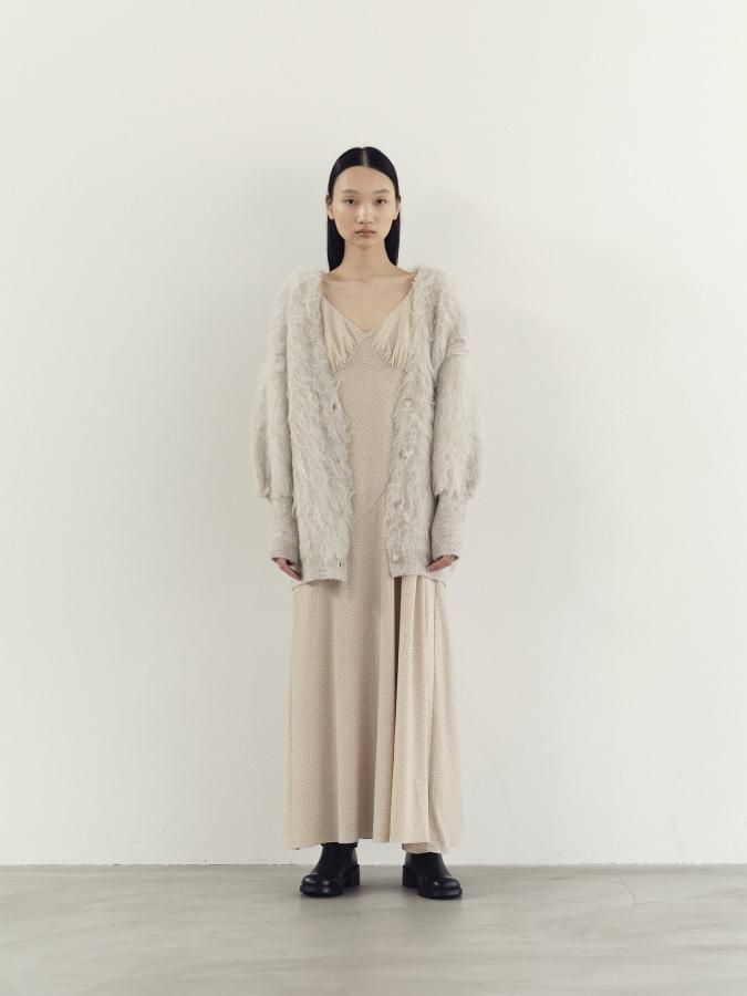 Dot Gathered Dress - ROSARYMOON OFFICIAL WEB STORE Dot Gathered Dress - ROSARYMOON OFFICIAL WEB STORE