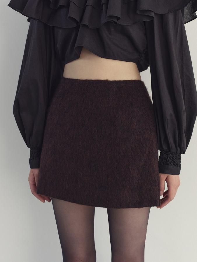 Side Slit Mini Skirt