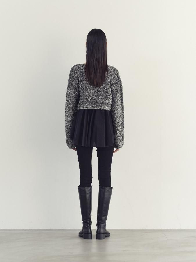 KIRAKIRA Knit 2way Top - ROSARYMOON OFFICIAL WEB STORE