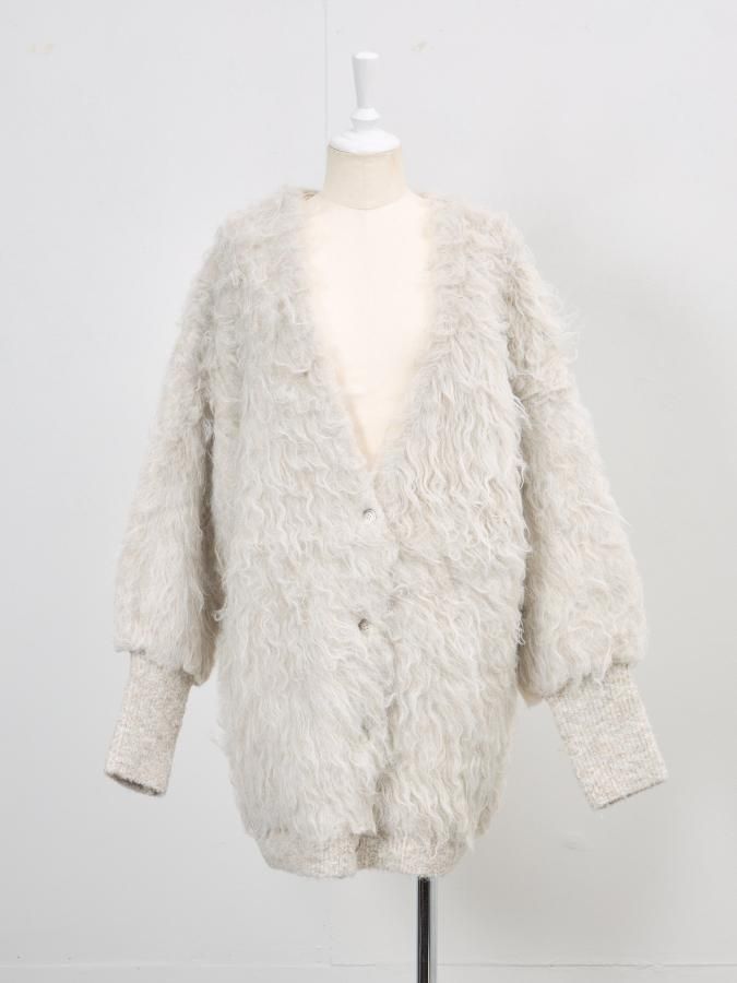 Shaggy 2way Cardigan - ROSARYMOON OFFICIAL WEB STORE Shaggy 2way Cardigan - ROSARYMOON OFFICIAL WEB STORE