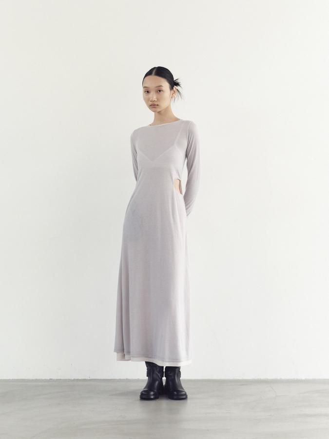 Layered Jersey Dress - ROSARYMOON OFFICIAL WEB STORE Layered Jersey Dress - ROSARYMOON OFFICIAL WEB STORE