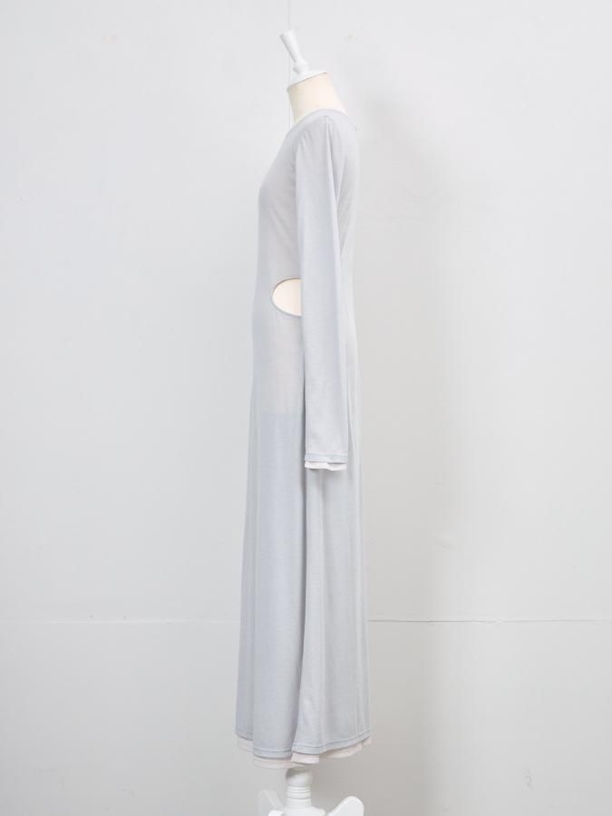 Layered Jersey Dress - ROSARYMOON OFFICIAL WEB STORE Layered Jersey Dress - ROSARYMOON OFFICIAL WEB STORE