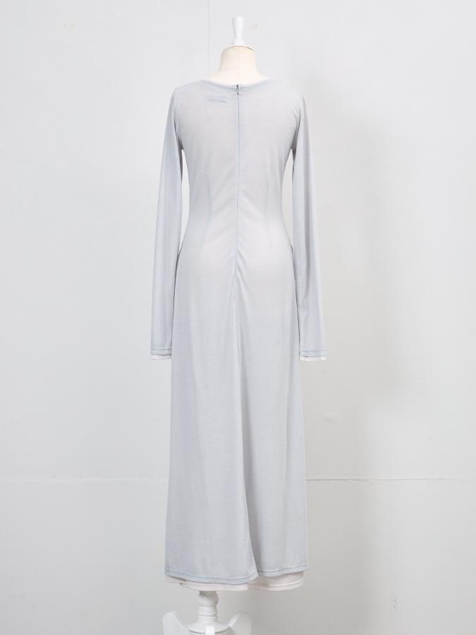 Layered Jersey Dress - ROSARYMOON OFFICIAL WEB STORE Layered Jersey Dress - ROSARYMOON OFFICIAL WEB STORE