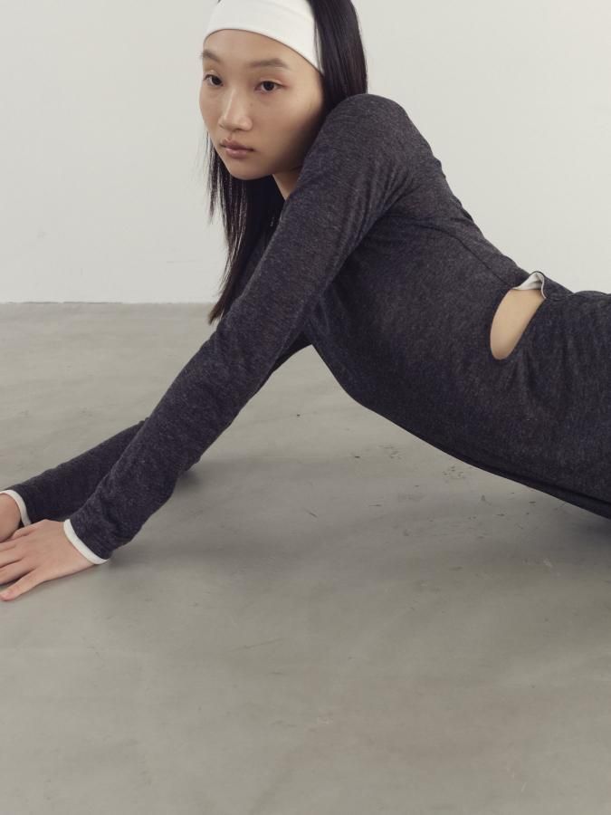 Layered Jersey Dress - ROSARYMOON OFFICIAL WEB STORE Layered Jersey Dress - ROSARYMOON OFFICIAL WEB STORE