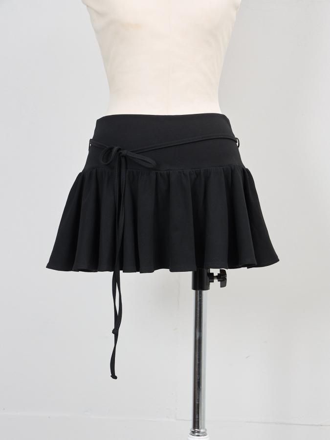 BASIC~ Flare Mini Skirt - ROSARYMOON OFFICIAL WEB STORE BASIC~ Flare Mini Skirt - ROSARYMOON OFFICIAL WEB STORE