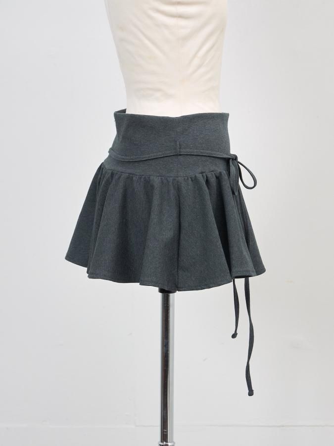 BASIC~ Flare Mini Skirt - ROSARYMOON OFFICIAL WEB STORE BASIC~ Flare Mini Skirt - ROSARYMOON OFFICIAL WEB STORE