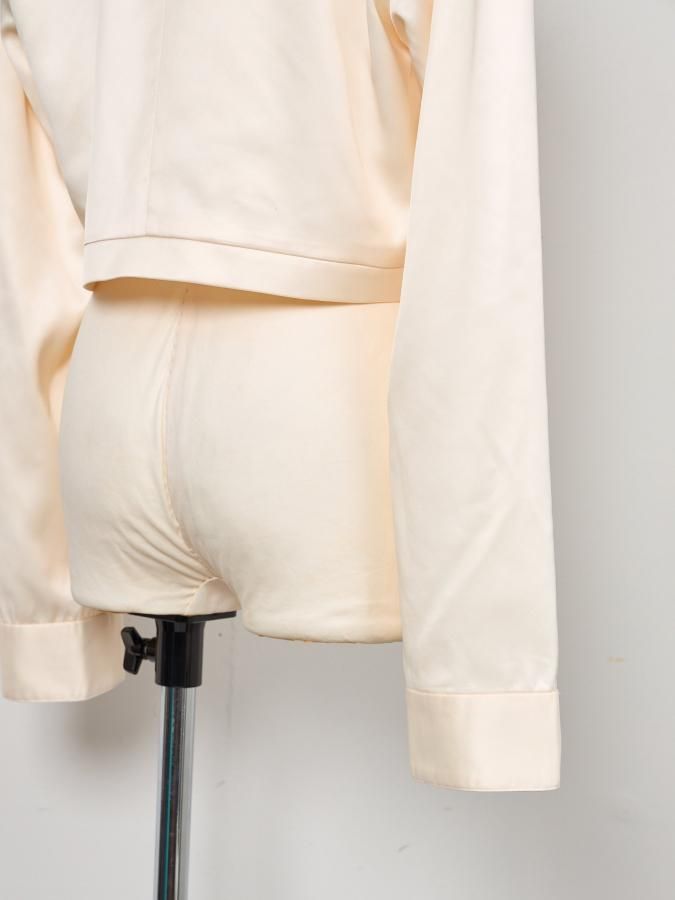 Satin Blouson - ROSARYMOON OFFICIAL WEB STORE