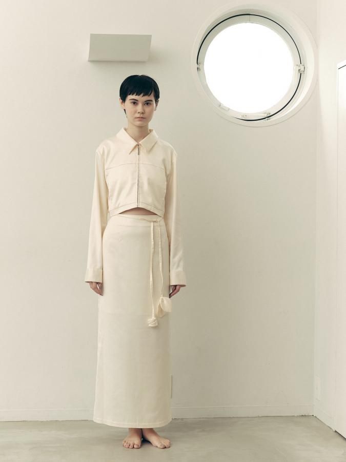 Satin Blouson - ROSARYMOON OFFICIAL WEB STORE