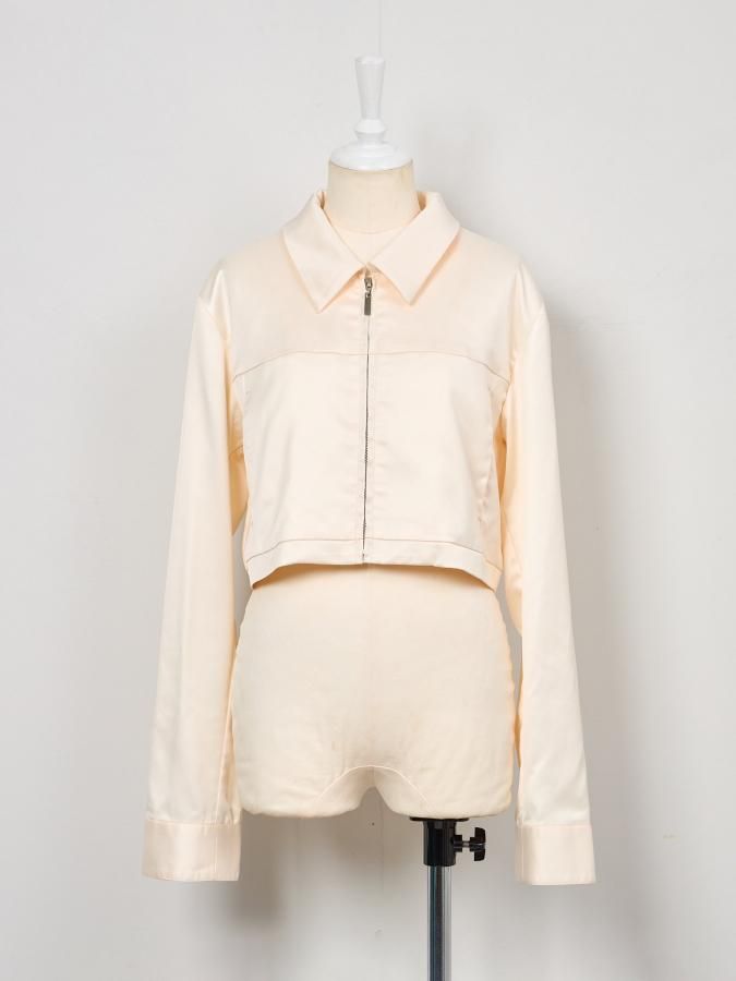 【セール 登場から人気沸騰】 Satin Blouson - ROSARYMOON OFFICIAL WEB STORE ジャケット・アウター
