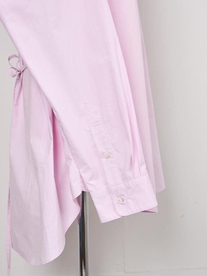 Back Ribbon Big Shirt - ROSARYMOON OFFICIAL WEB STORE