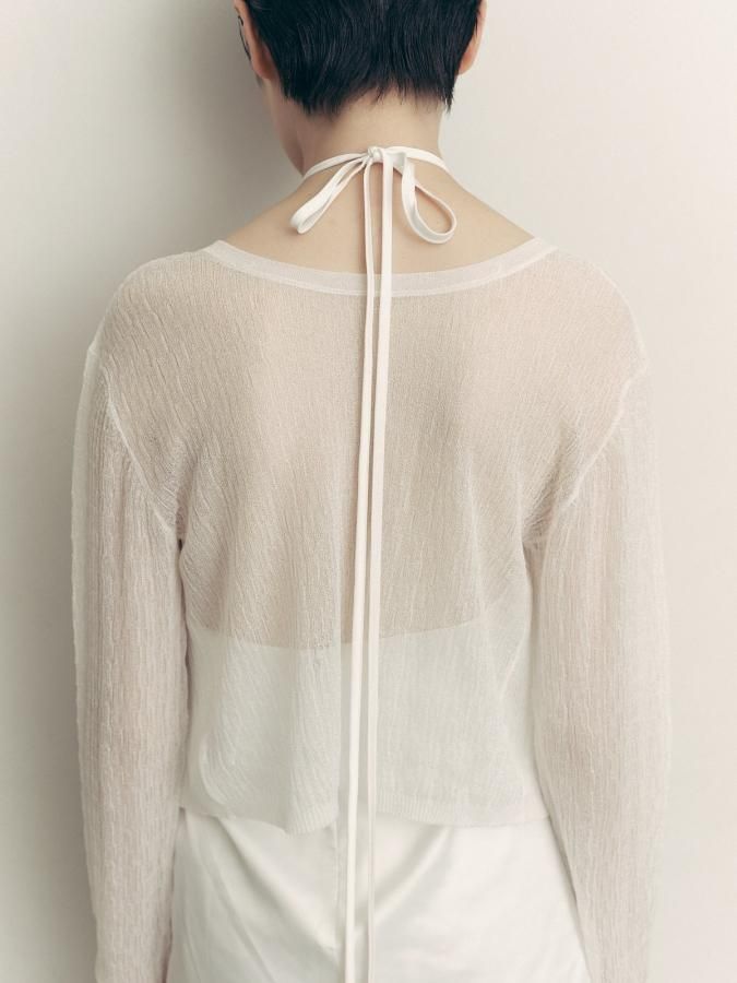 Halter Neck Satin Tunic - ROSARYMOON OFFICIAL WEB STORE