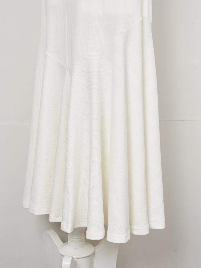 Eyelet Rib Cami Dress - ROSARYMOON OFFICIAL WEB STORE