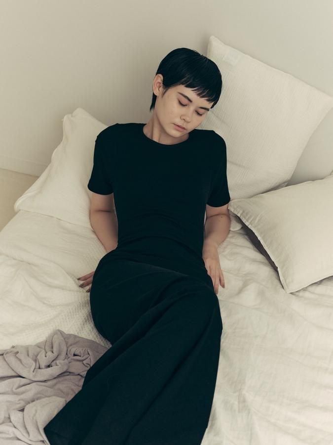 BASIC~ Back Open Dress - ROSARYMOON OFFICIAL WEB STORE