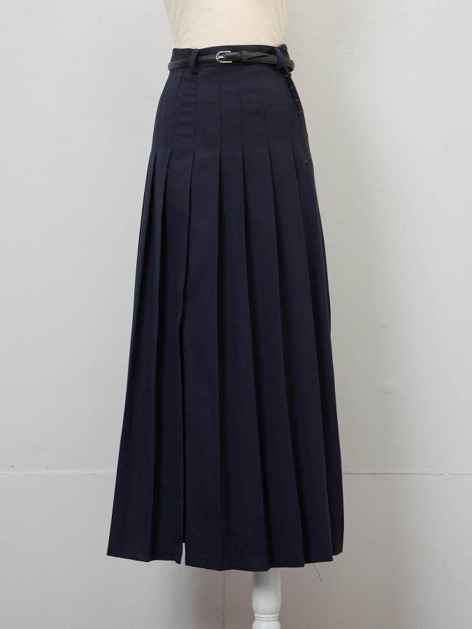 【Pre order】Slit Pleated Skirt 新品／未開封 Slit Pleated Skirt - ROSARYMOON OFFICIAL WEB STORE