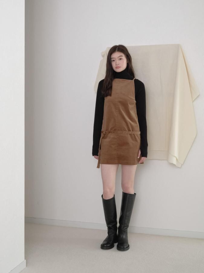 rosarymoon 25aw新作 Corduroy Belted Tunic Corduroy Belted Tunic - ROSARYMOON OFFICIAL WEB STORE