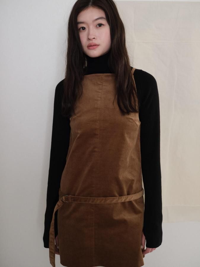 Slub Knit Asymmetry Tunic - ROSARYMOON OFFICIAL WEB STORE
