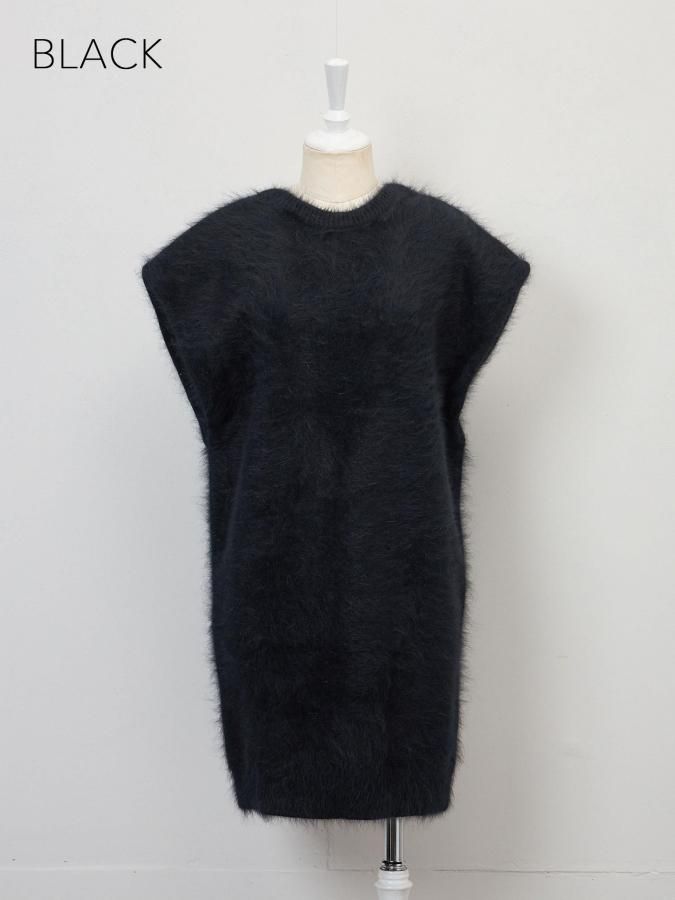 ワンピース Rosary moon Angola Back Open Knit Tunic Angola Back Open Knit Tunic - ROSARYMOON OFFICIAL WEB STORE