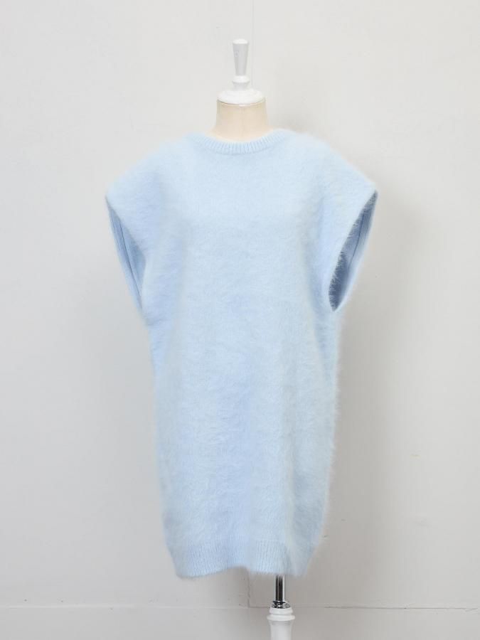 ワンピース Rosary moon Angola Back Open Knit Tunic Angola Back Open Knit Tunic - ROSARYMOON OFFICIAL WEB STORE