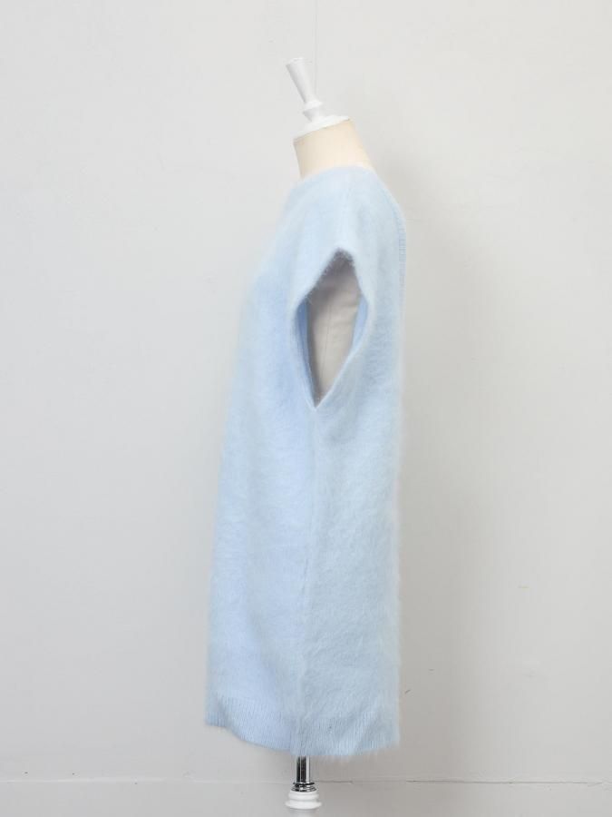 Angola Back Open Knit Tunic - ROSARYMOON OFFICIAL WEB STORE
