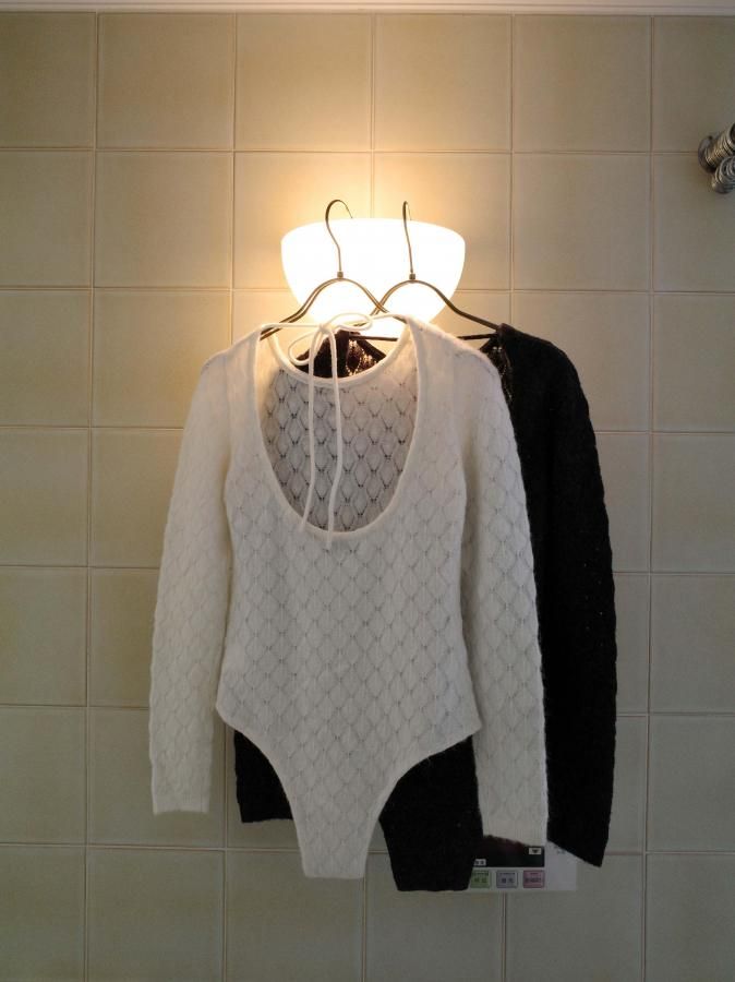 【新品未使用】Rosarymoon Back Sheer Leotard Back Open Crochet Leotard - ROSARYMOON OFFICIAL WEB STORE