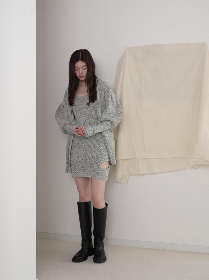 ワンピース ROSARYMOON Color Mix Knit Tunic Color Mix Knit Tunic - ROSARYMOON OFFICIAL WEB STORE
