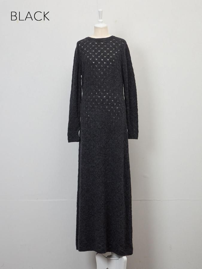 ワンピース Rosary moon Angola Back Open Knit Tunic Angola Back Open Knit Tunic - ROSARYMOON OFFICIAL WEB STORE