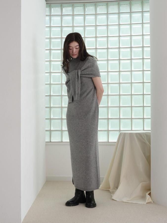 ロザリームーン　ニットドレス　Random Rib Knit Dress Random Rib Knit Dress - ROSARYMOON OFFICIAL WEB STORE
