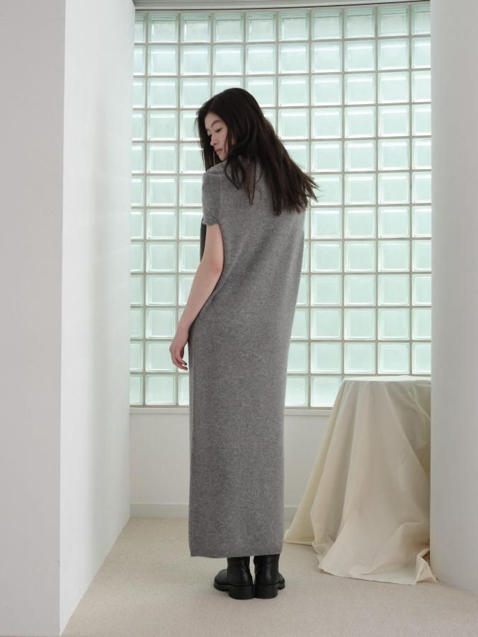 ワンピース rosarymoon /Back Cross Knit Dress rosarymoon☆ Back Cross Knit Dress