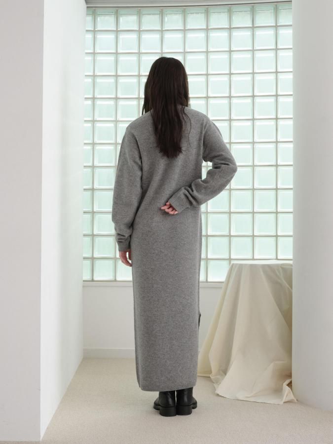 2way Sleeve Knit Dress - ROSARYMOON OFFICIAL WEB STORE