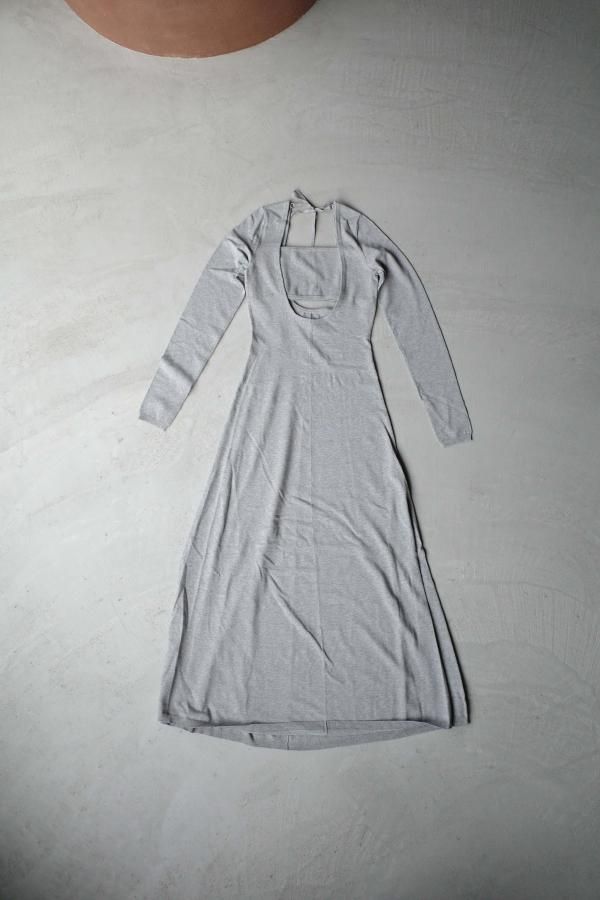 BASIC~ Layered Bare Knit Dress - ROSARYMOON OFFICIAL WEB STORE
