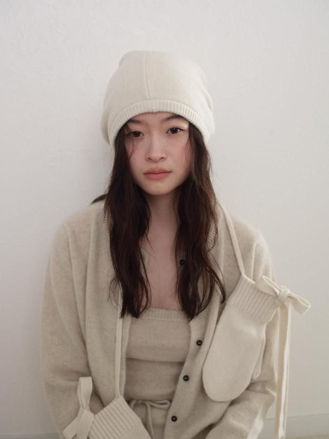 帽子 Rosary moon Bucktail Knit Beanie ROSARY MOON ロザリームーン Bucktail Knit Beanie Bucktail