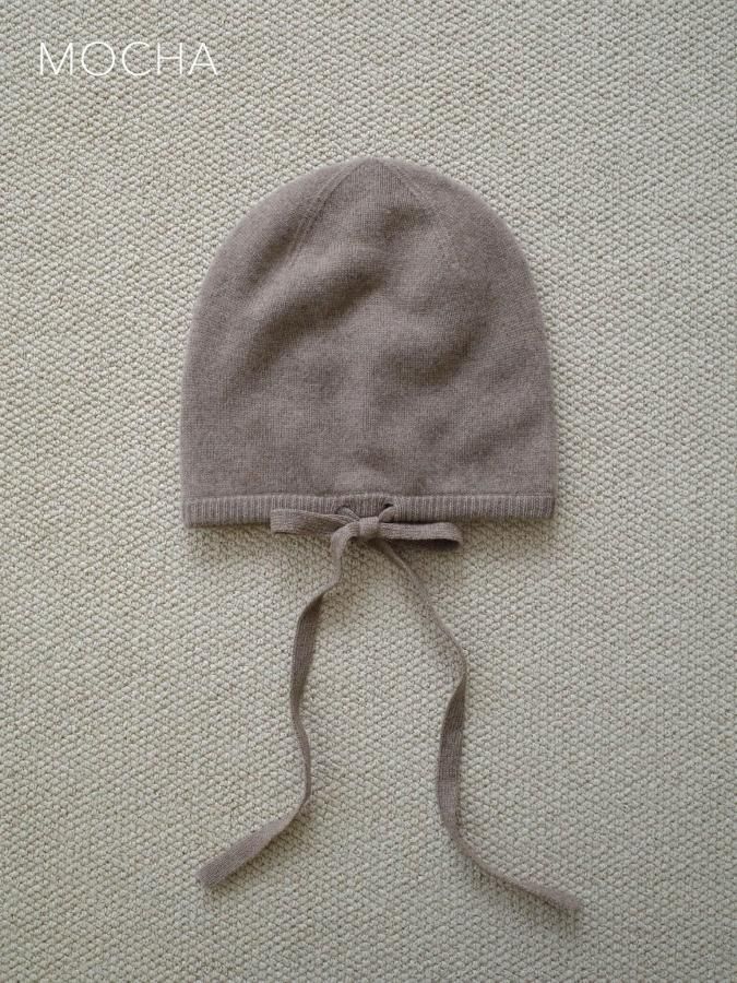 帽子 ROSARYMOON Bucktail Knit Beanie MOCHA Bucktail Knit Beanie - ROSARYMOON OFFICIAL WEB STORE