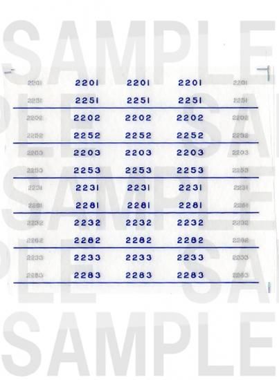 RCA-IN24 南海2200/2230系 車番（鉄コレ用） - レールクラフト阿波座