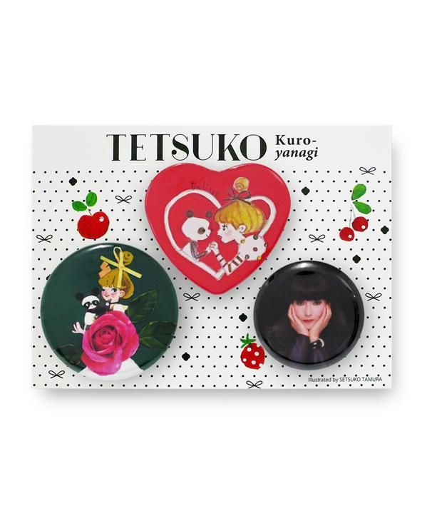 缶バッチセット：レッド - 黒柳徹子 公式オンラインショップ