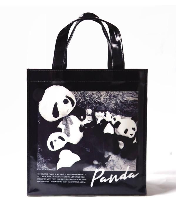 ラミネートトート：PANDAパンダ（ブラック） - 黒柳徹子 公式