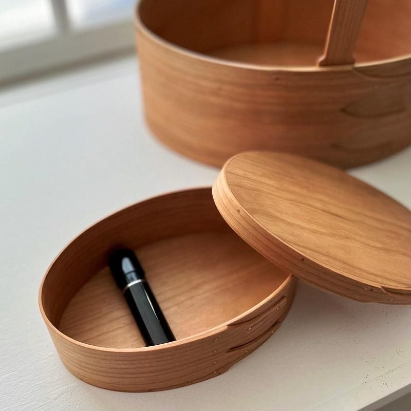 配送員設置 木工作家 小林克久さん オーバルボックス シェイカー