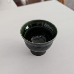陶器｜作家 高田志保｜炭入り八寸浅鉢 ｜hounoki