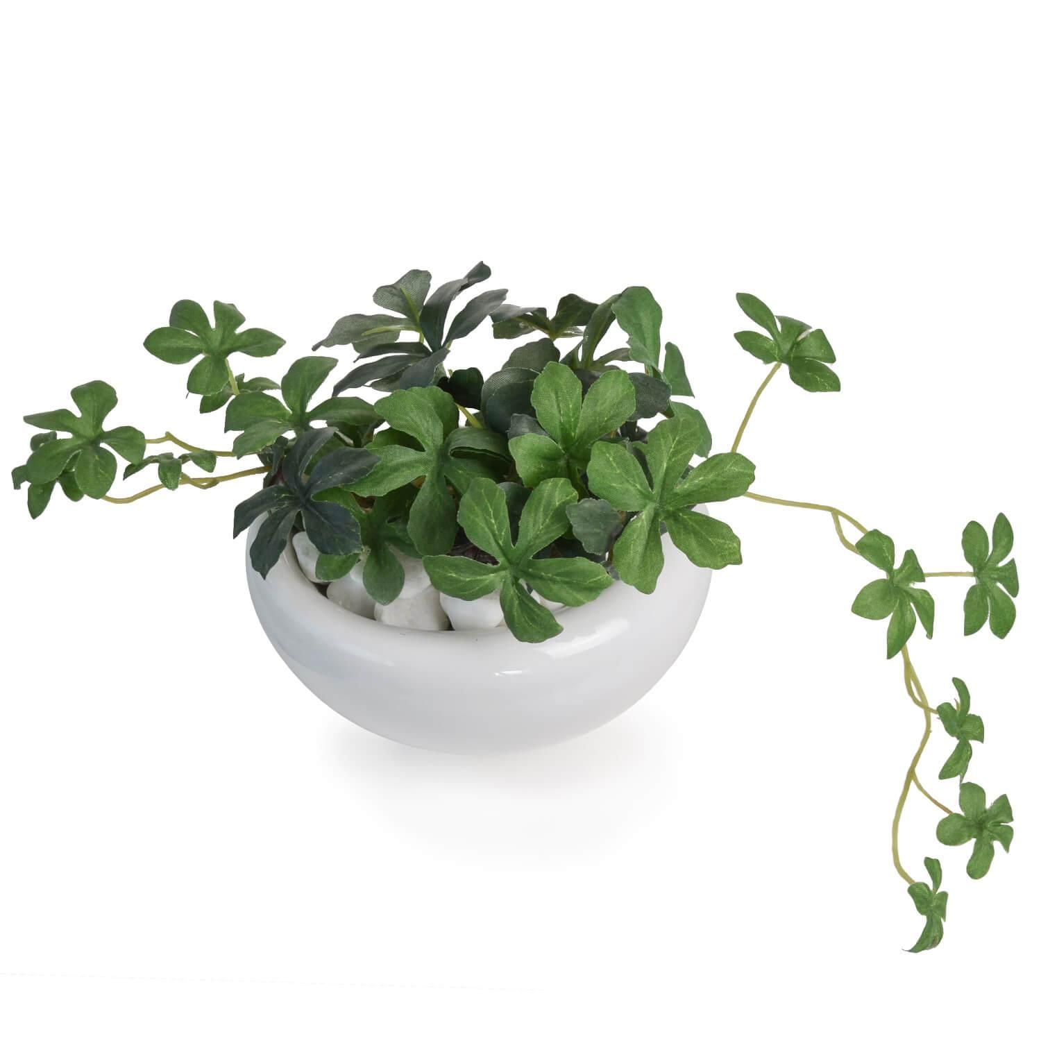 シュガーバイン 白陶器 フェイクグリーン | 造花専門店プリマ