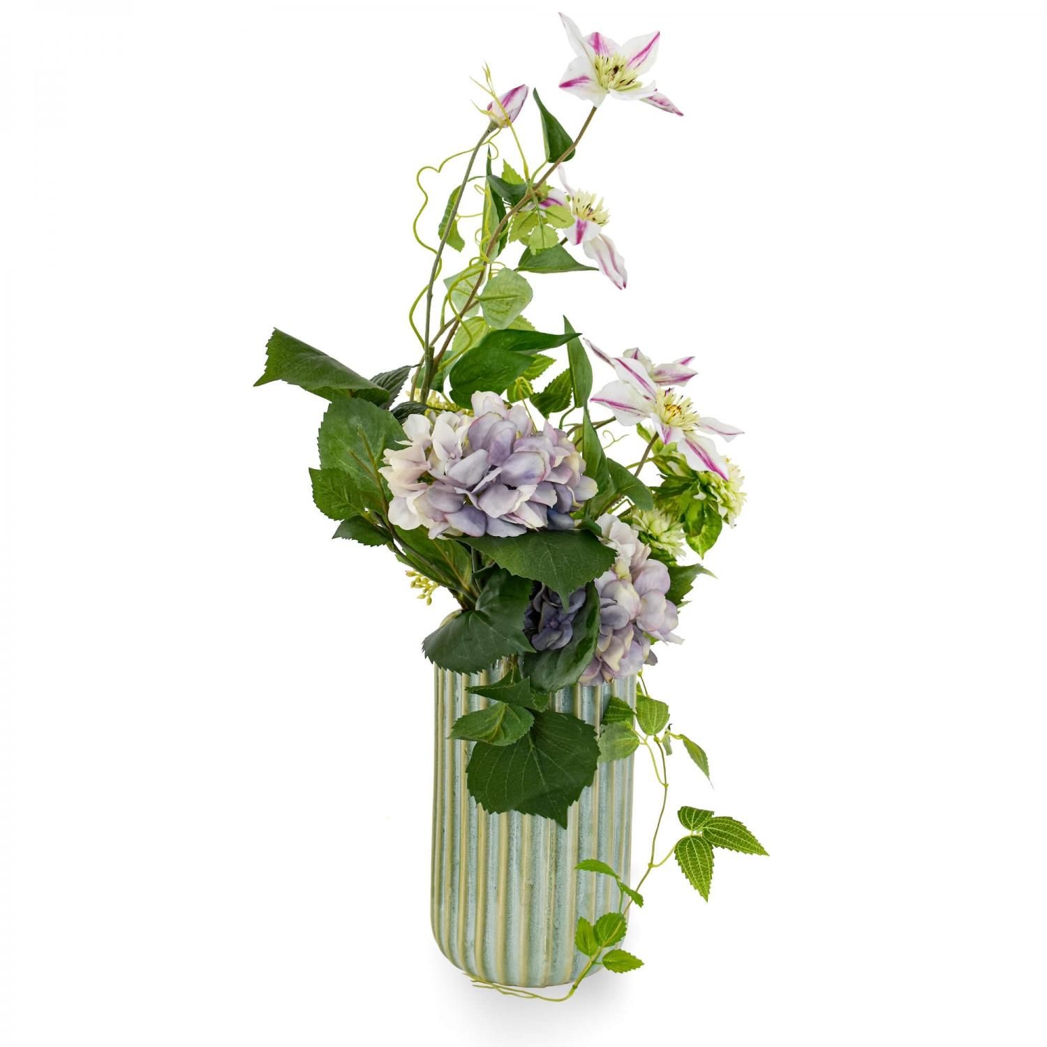 紫陽花 クレマチス ストレートラインベースm アレンジ アーティフィシャルフラワー 造花 フェイクグリーン専門店プリマ 通販 紫陽花 クレマチス ストレートラインベースm アレンジ アーティフィシャルフラワー 造花 フェイクグリーン専門店プリマ 通販