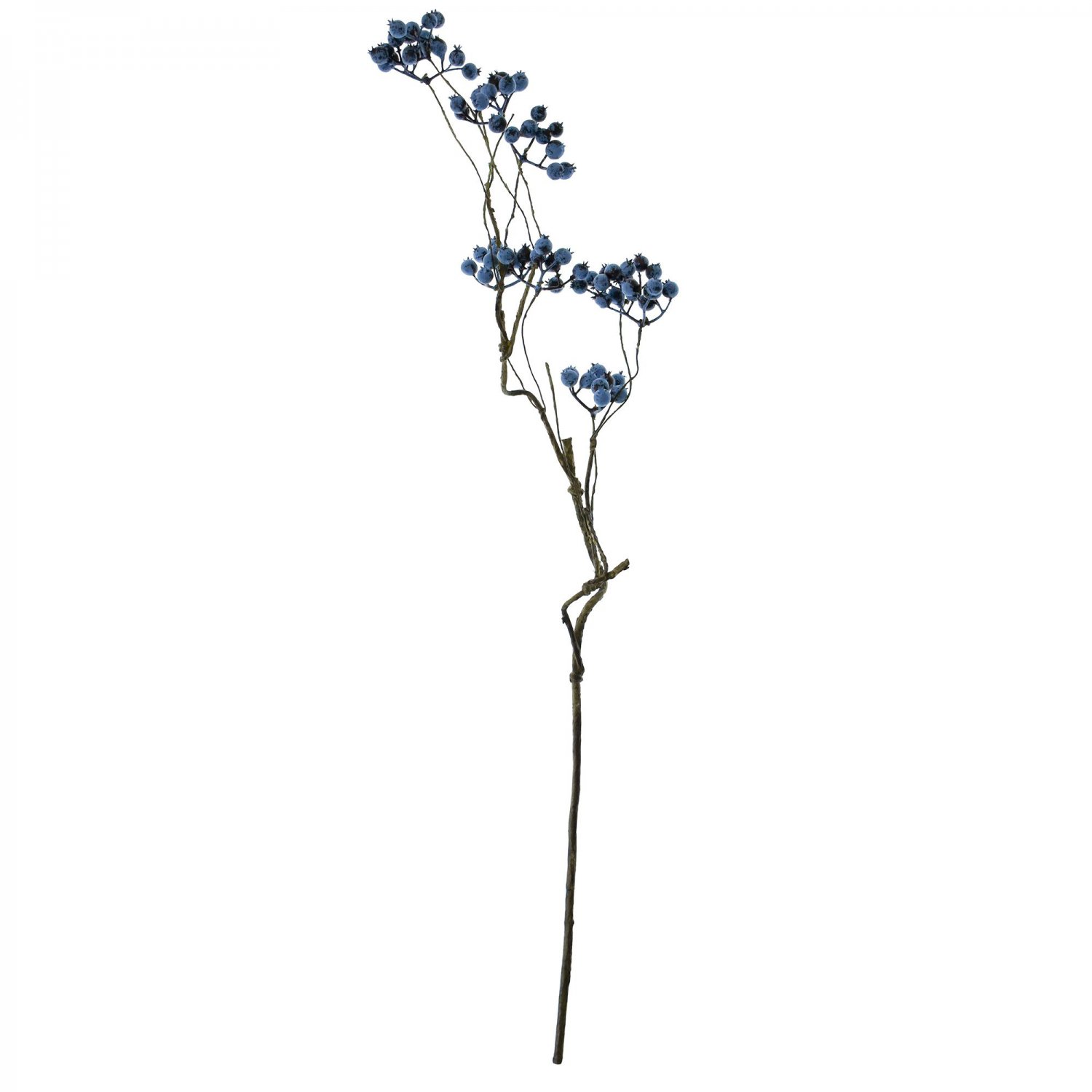 ベリースプレー ブルー 単品花材 造花 アーティフィシャルフラワー 