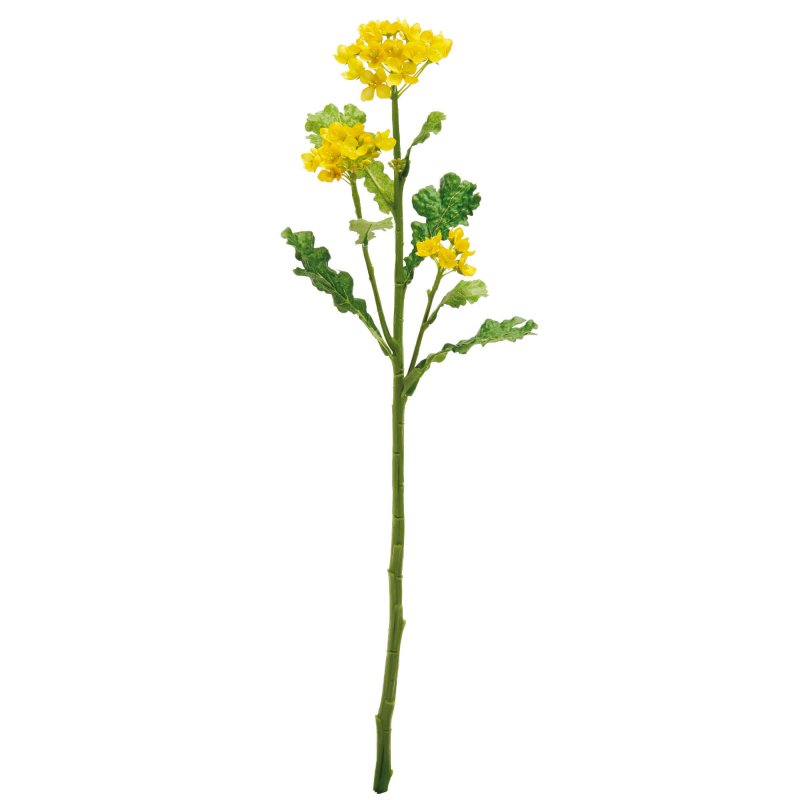 菜の花 イエロー  単品花材 造花 アーティフィシャルフラワー 