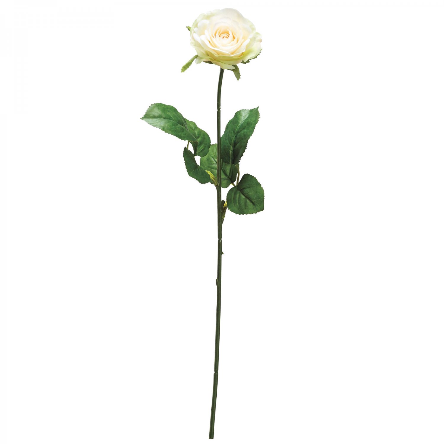 ローズ 薔薇 アイボリー 単品花材 造花 アーティフィシャルフラワー 