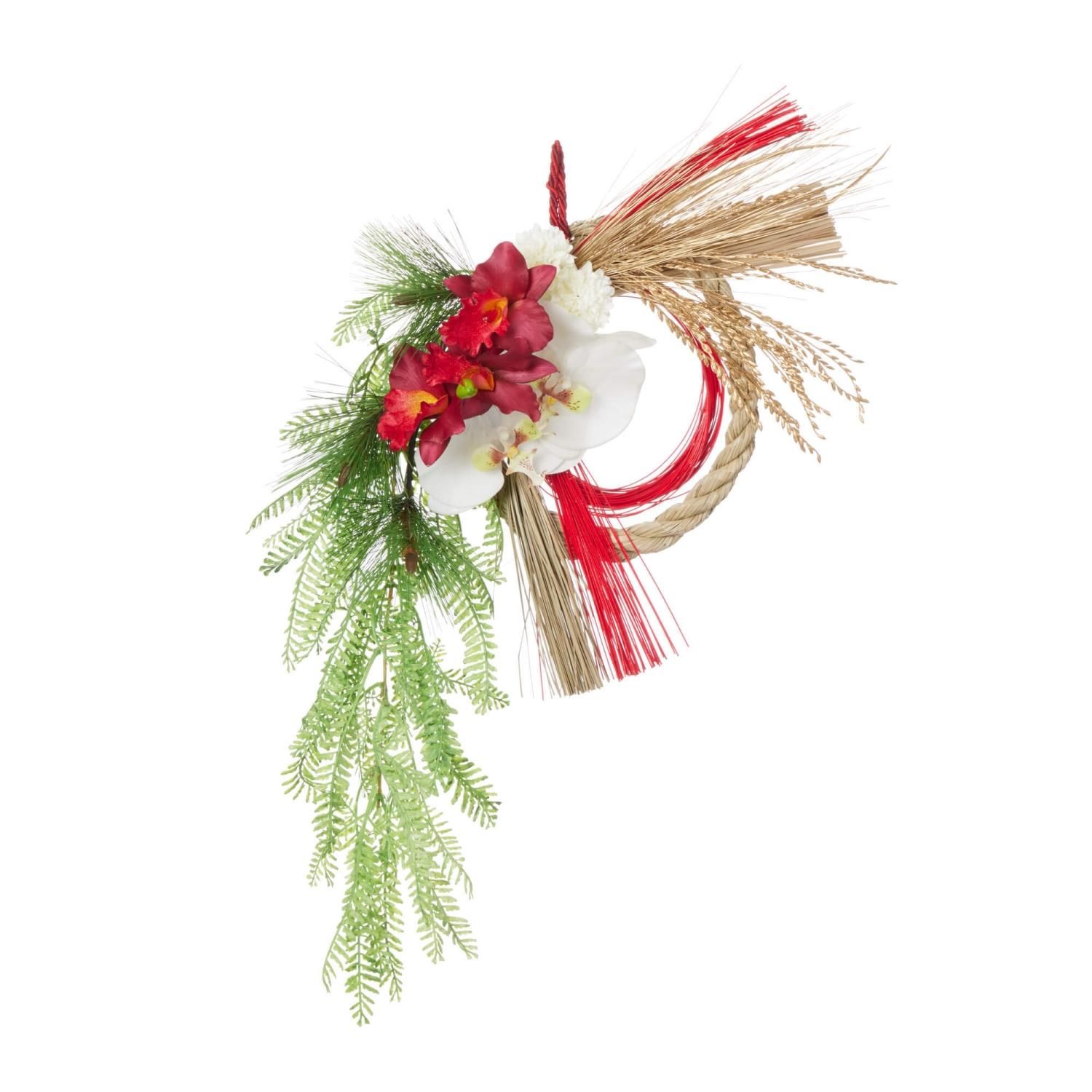 しめ縄(お正月過ぎてもスワッグとして…)