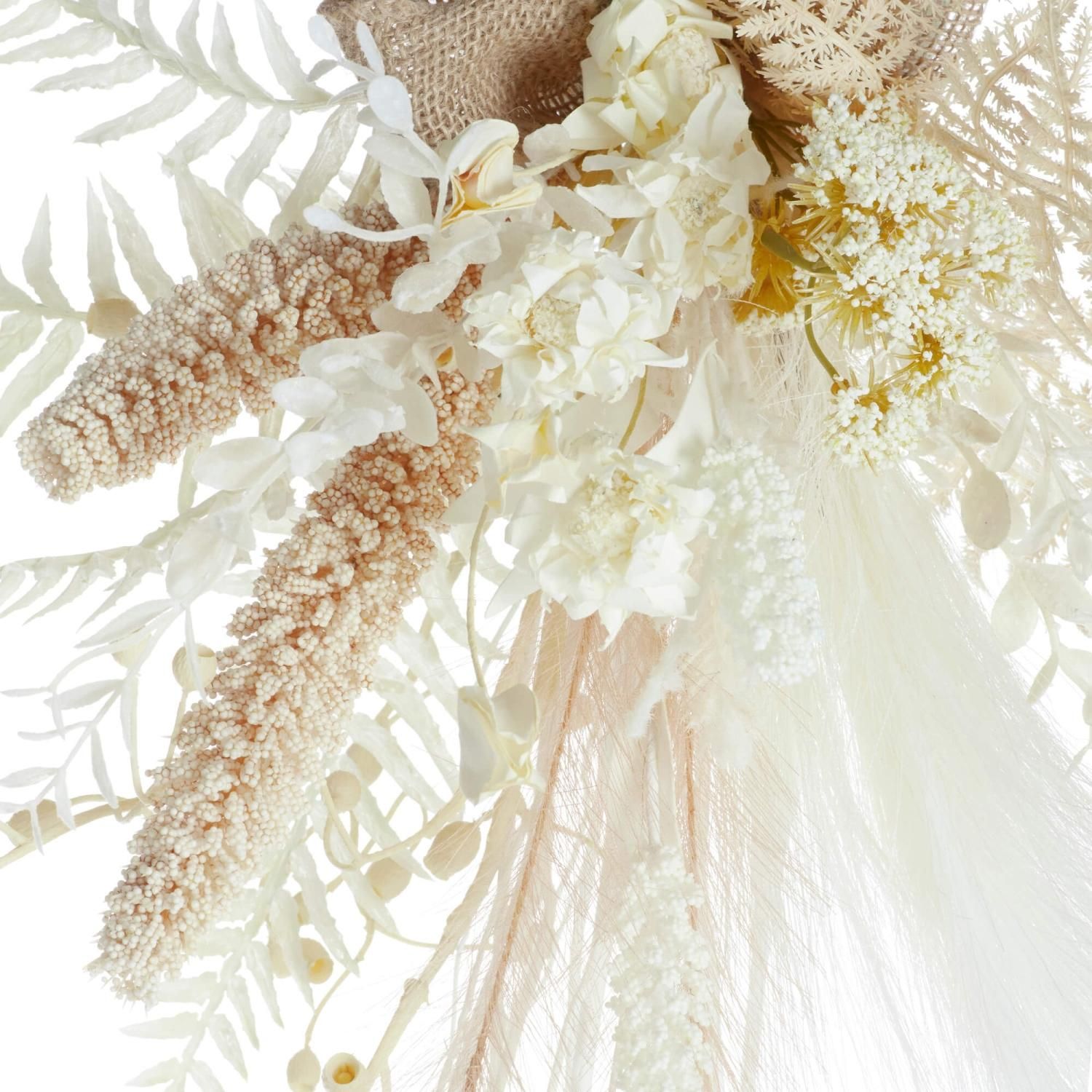 ベージュ系 スワッグ造花 フラワーアレンジメント | 造花専門店プリマ