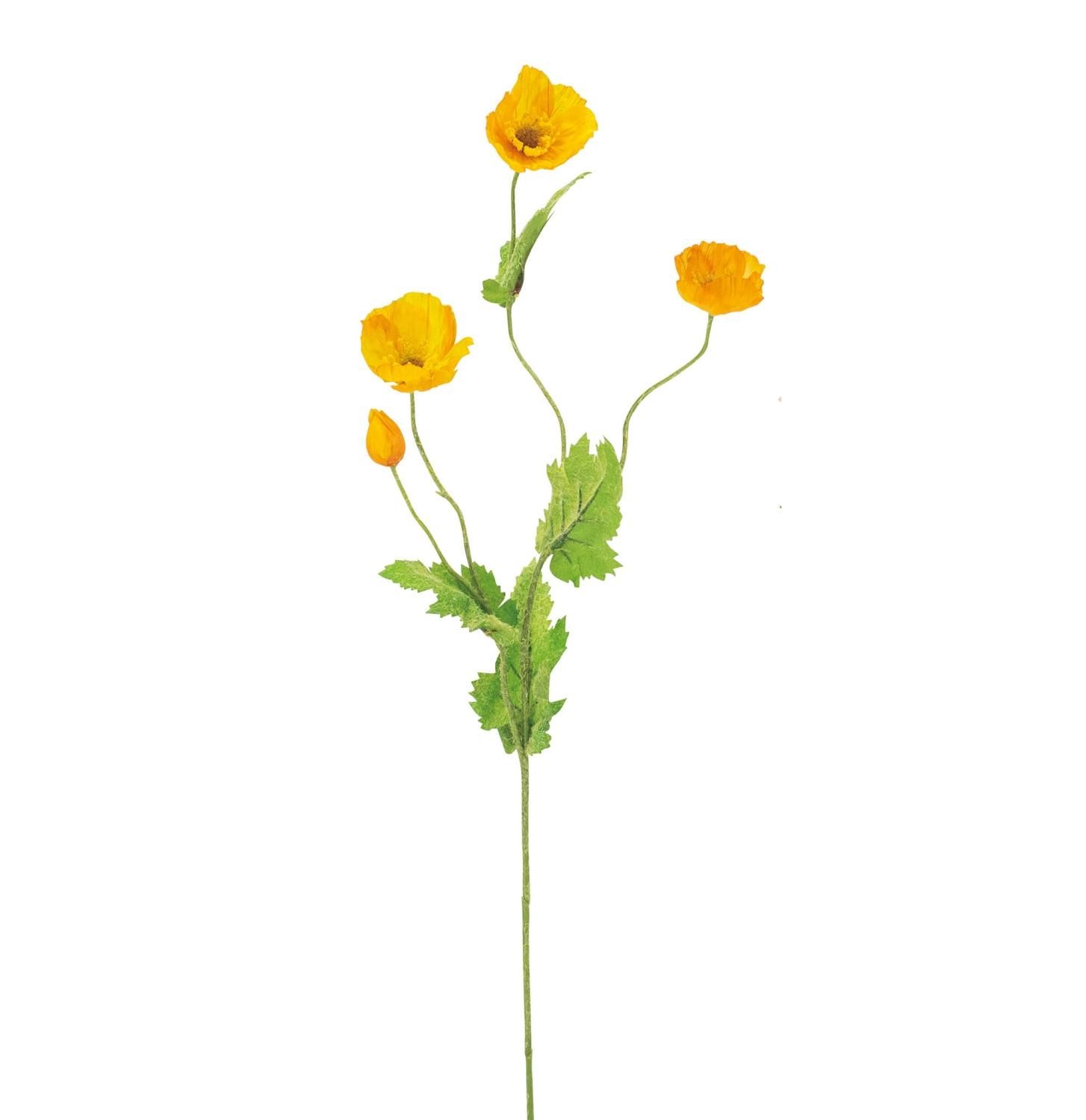 造花　ポピー　白　130本 造花 ポピー 白 130本 造花・アートフラワー