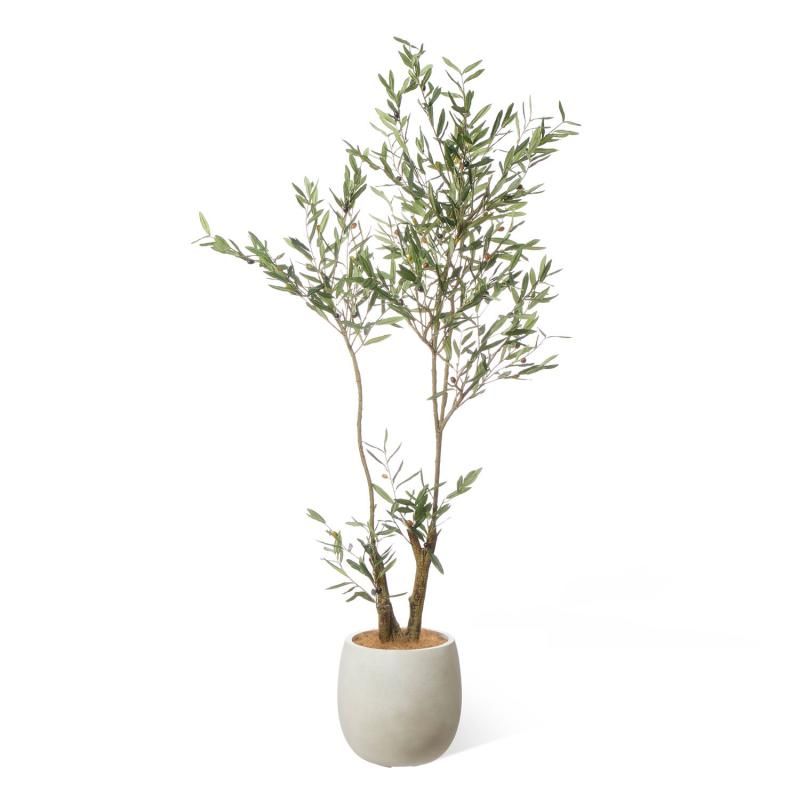 オリーブ フェイクグリーン 135cm 人工観葉植物 オリーブ フェイクグリーン 大型 オリーブ 135cm