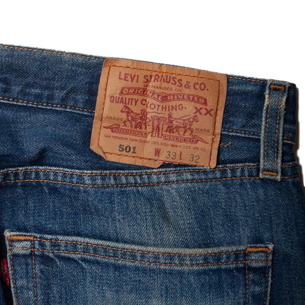 リーバイス Levi's 501 USA製最終モデル 実寸W34L31.5 リーバイス LEVI'S 60's 501ZXX 63年~66年モデル ギャラなし紙