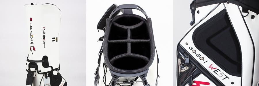 ブルームーン スタンド型ゴルフバッグ 西遊記 ブラック 9型　アイアンカバー付き ブルームーン スタンドバッグ 西遊記 入荷しました！ 🚩 ブルー